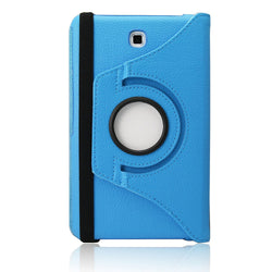 Samsung Galaxy Tab 4 7" - 360 Rotating Leather Stand Case Smart Cover [Pro-Mobile]