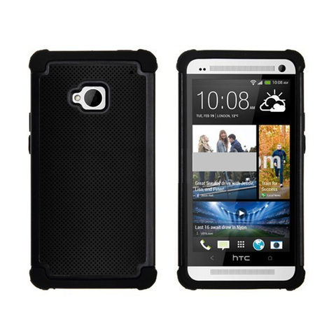 HTC One M7 - Football Shockproof Hard PC Silicone Case [Pro-Mobile]