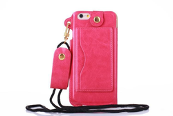 Apple iPhone 6 Plus / 6S Plus - Card Holder Case with String