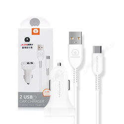 WUW Car Kit with Charging USB Cable Car Holder and Car Charger Adapter