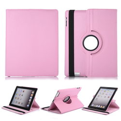 Apple iPad 2 / 3 / 4 - 360 Rotating Leather Stand Case Smart Cover [Pro-Mobile]