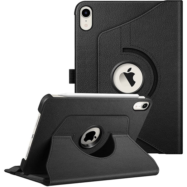 Apple iPad Mini 6 - 360 Rotating Leather Stand Case Smart Cover [Pro-Mobile]