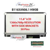 For B116XAN06.1 HW0B 11.6" WideScreen New Laptop LCD Screen Replacement Repair Display [Pro-Mobile]