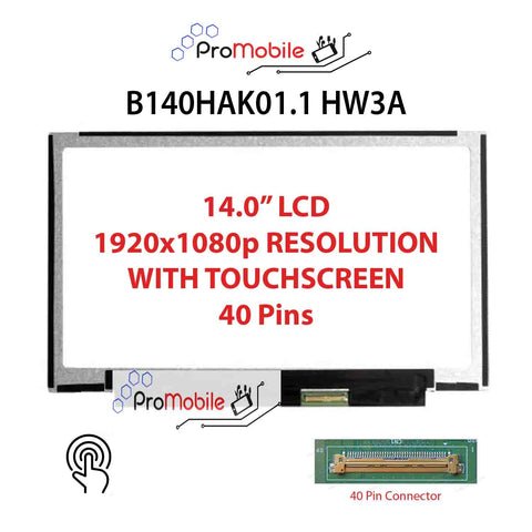 For B140HAK01.1 HW3A 14.0" WideScreen New Laptop LCD Screen Replacement Repair Display [Pro-Mobile]
