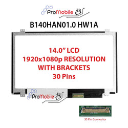 For B140HAN01.0 HW1A 14.0" WideScreen New Laptop LCD Screen Replacement Repair Display [Pro-Mobile]