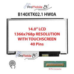 For B140XTK02.1 HW0A 14.0" WideScreen New Laptop LCD Screen Replacement Repair Display [Pro-Mobile]