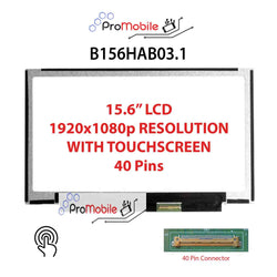For B156HAB03.1 15.6" WideScreen New Laptop LCD Screen Replacement Repair Display [Pro-Mobile]
