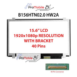 For B156HTN02.0 HW2A 15.6" WideScreen New Laptop LCD Screen Replacement Repair Display [Pro-Mobile]