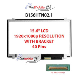 For B156HTN02.1 15.6" WideScreen New Laptop LCD Screen Replacement Repair Display [Pro-Mobile]