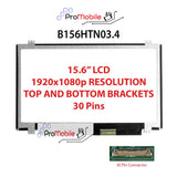 For B156HTN03.4 15.6" WideScreen New Laptop LCD Screen Replacement Repair Display [Pro-Mobile]