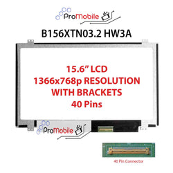For B156XTN03.2 HW3A 15.6" WideScreen New Laptop LCD Screen Replacement Repair Display [Pro-Mobile]