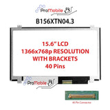 For B156XTN04.3 15.6" WideScreen New Laptop LCD Screen Replacement Repair Display [Pro-Mobile]