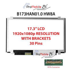 For B173HAN01.0 HW8A 17.3" WideScreen New Laptop LCD Screen Replacement Repair Display [Pro-Mobile]