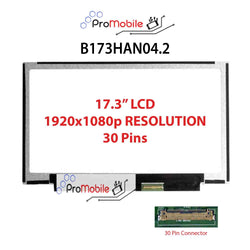 For B173HAN04.2 17.3" WideScreen New Laptop LCD Screen Replacement Repair Display [Pro-Mobile]