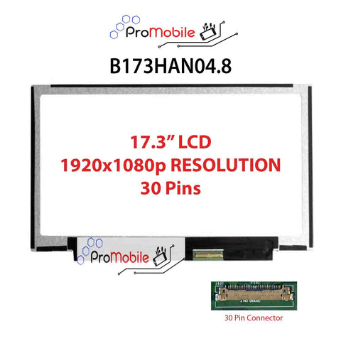 For B173HAN04.8 17.3" WideScreen New Laptop LCD Screen Replacement Repair Display [Pro-Mobile]
