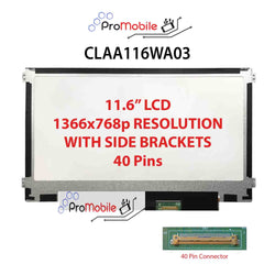 For CLAA116WA03 11.6" WideScreen New Laptop LCD Screen Replacement Repair Display [Pro-Mobile]