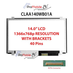 For CLAA140WB01A 14.0" WideScreen New Laptop LCD Screen Replacement Repair Display [Pro-Mobile]