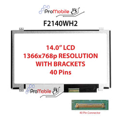 For F2140WH2 14.0" WideScreen New Laptop LCD Screen Replacement Repair Display [Pro-Mobile]