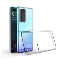 HuaWei P40 - Clear Transparent Silicone Phone Case With Dust Plug [Pro-Mobile]