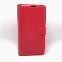 LG Q6 - Magnetic Wallet Card Holder Flip Stand Case Cover [Pro-Mobile]