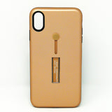 Apple iPhone XS Max - Personality Ring Holder Hybrid Kickstand Case [Pro-Mobile]