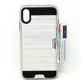 Apple iPhone XR - Shockproof Slim Wallet Credit Card Holder Case Cover [Pro-Mobile]