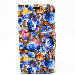 Apple iPhone X / XS - Floral Book Style Wallet Case [Pro-Mobile]