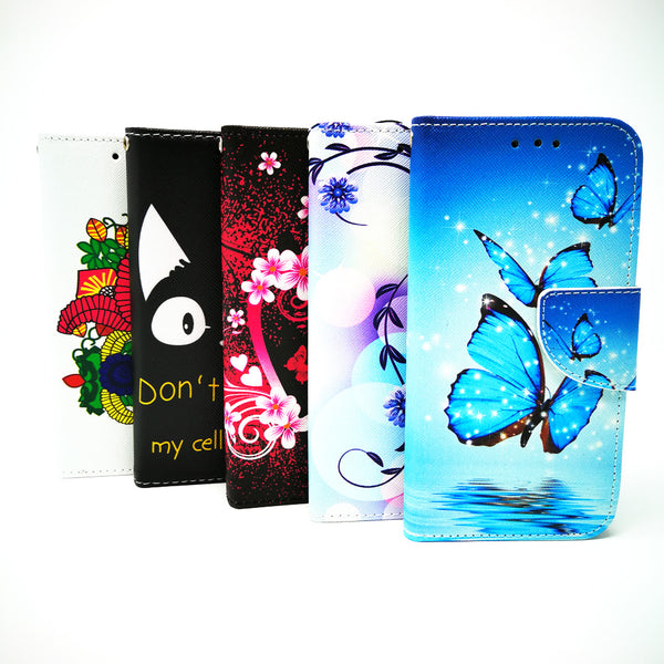 Apple iPhone 6+ / 6S+ / 7+ / 8 Plus - Magnetic Wallet Card Holder Flip Stand Case Design [Pro-Mobile]