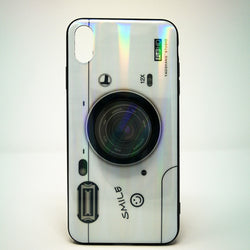 Apple iPhone X / XS - Holographic Camera Case with Pop Socket