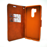 LG G7 - TanStar Fabric Wallet Card Holder Flip Stand Case Cover with Magnetic Closure [Pro-Mobile]
