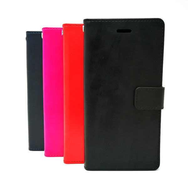 Samsung Galaxy J3 Prime - TanStar Book Style Wallet Card Holder Flip Stand Case Cover with Magnetic Closure [Pro-Mobile]