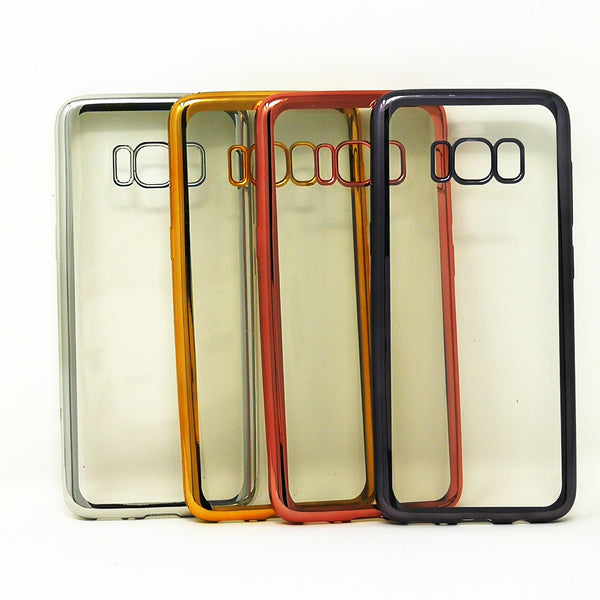 Samsung Galaxy S8 - Chrome Edge Silicone Case