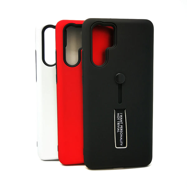 Huawei P30 Pro - Personality Ring Holder Hybrid Kickstand Case [Pro-Mobile]