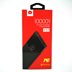 WUW - Power Bank Qualcomm Ultra Quickcharge Output 10000mah  WUW-Y51