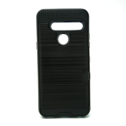 LG G8 - Shockproof Slim Wallet Credit Card Holder Case Cover [Pro-Mobile]