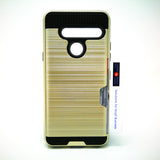 LG G8 - Shockproof Slim Wallet Credit Card Holder Case Cover [Pro-Mobile]
