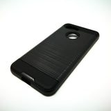 Google Pixel 3 - Shockproof Slim Dual Layer Brush Metal Case Cover [Pro-Mobile]