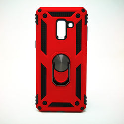 Samsung Galaxy A8 2018 - Transformer Shockproof Magnet Case with iRing Kickstand [Pro-M]