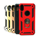 Apple iPhone XR - Transformer Shockproof Magnet Case with iRing Kickstand [Pro-M]