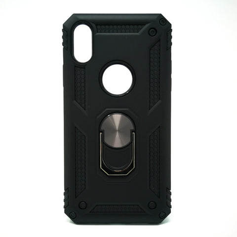 Apple iPhone XR - Transformer Shockproof Magnet Case with iRing Kickstand [Pro-M]