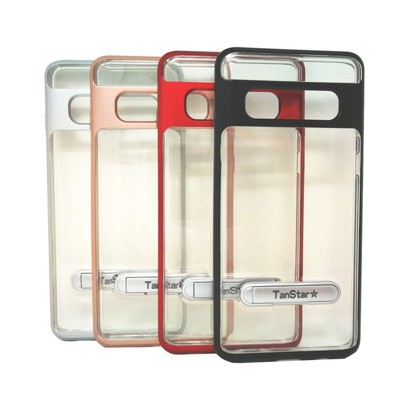 Samsung Galaxy S10 Plus - TanStar Aluminum Bumper Frame Case with Kickstand
