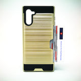 Samsung Galaxy Note 10 - Shockproof Slim Wallet Credit Card Holder Case Cover [Pro-Mobile]