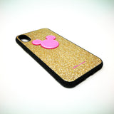 Apple iPhone X / XS - WUW Glitter Gold Mickey Case