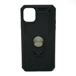 Apple iPhone 11 Pro - Transformer Shockproof Magnet Case with iRing Kickstand [Pro-M]