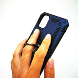 Apple iPhone 11 Pro Max - Transformer Shockproof Magnet Case with iRing Kickstand [Pro-M]