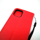 Apple iPhone 12 / 12 Pro - Magnetic Wallet Card Holder Flip Stand Case Cover with Strap [Pro-Mobile]