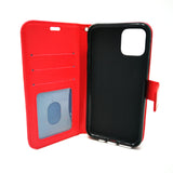 Apple iPhone 11 Pro Max - Magnetic Wallet Card Holder Flip Stand Case Cover with Strap [Pro-Mobile]