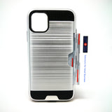 Apple iPhone 12 Pro Max - Shockproof Slim Wallet Credit Card Holder Case Cover [Pro-Mobile]