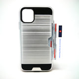 Apple iPhone 12 / 12 Pro - Shockproof Slim Wallet Credit Card Holder Case Cover [Pro-Mobile]