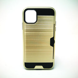 Apple iPhone 11 - Shockproof Slim Wallet Credit Card Holder Case Cover [Pro-Mobile]
